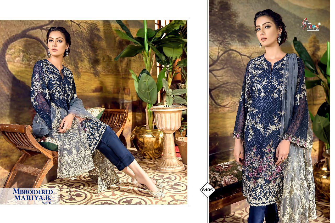 Shree Fabs Embroidered Mariya B Vol 6 Exclusive Salwar Suit Shree Fabs Embroidered Mariya B Vol 6 Exclusive Salwar Suit